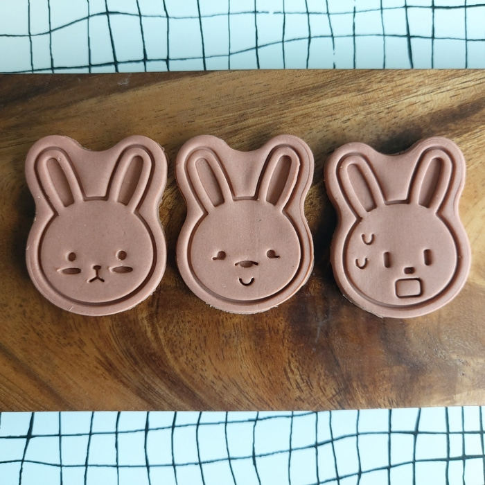 귀여운 토끼 3종 쿠키틀 / 쿠키커터 / 홈베이킹